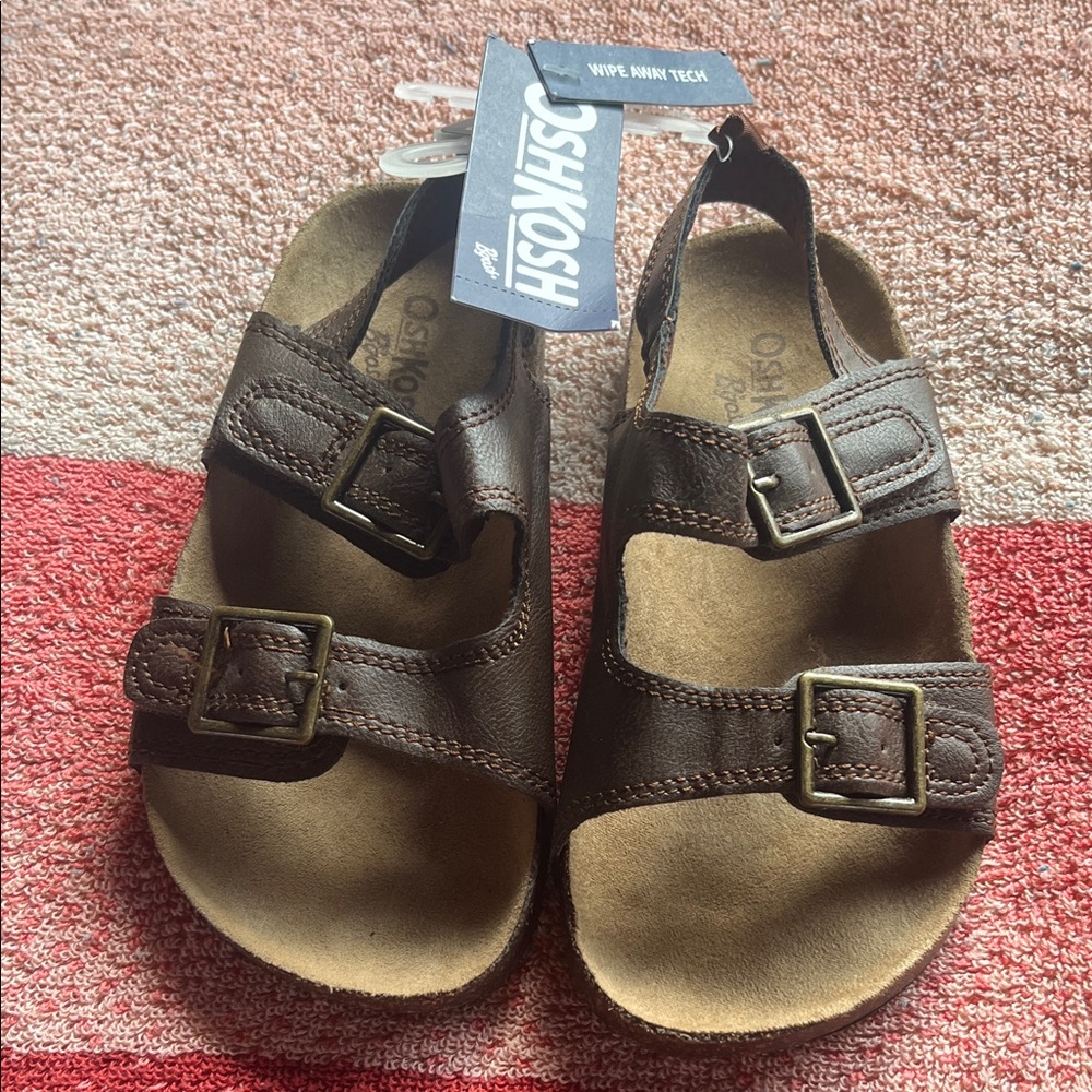 OshKosh B'gosh Dark Brown Kids Sandals